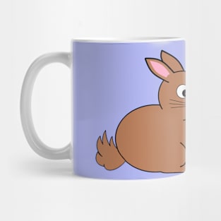 Bunny rabbit, with bees and flowers Mug